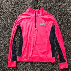neon pink zip up